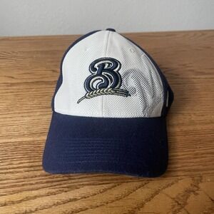 Milwaukee Brewers Hat Cap Fitted Mens Navy White MLB Baseball Mesh Stitched Nike